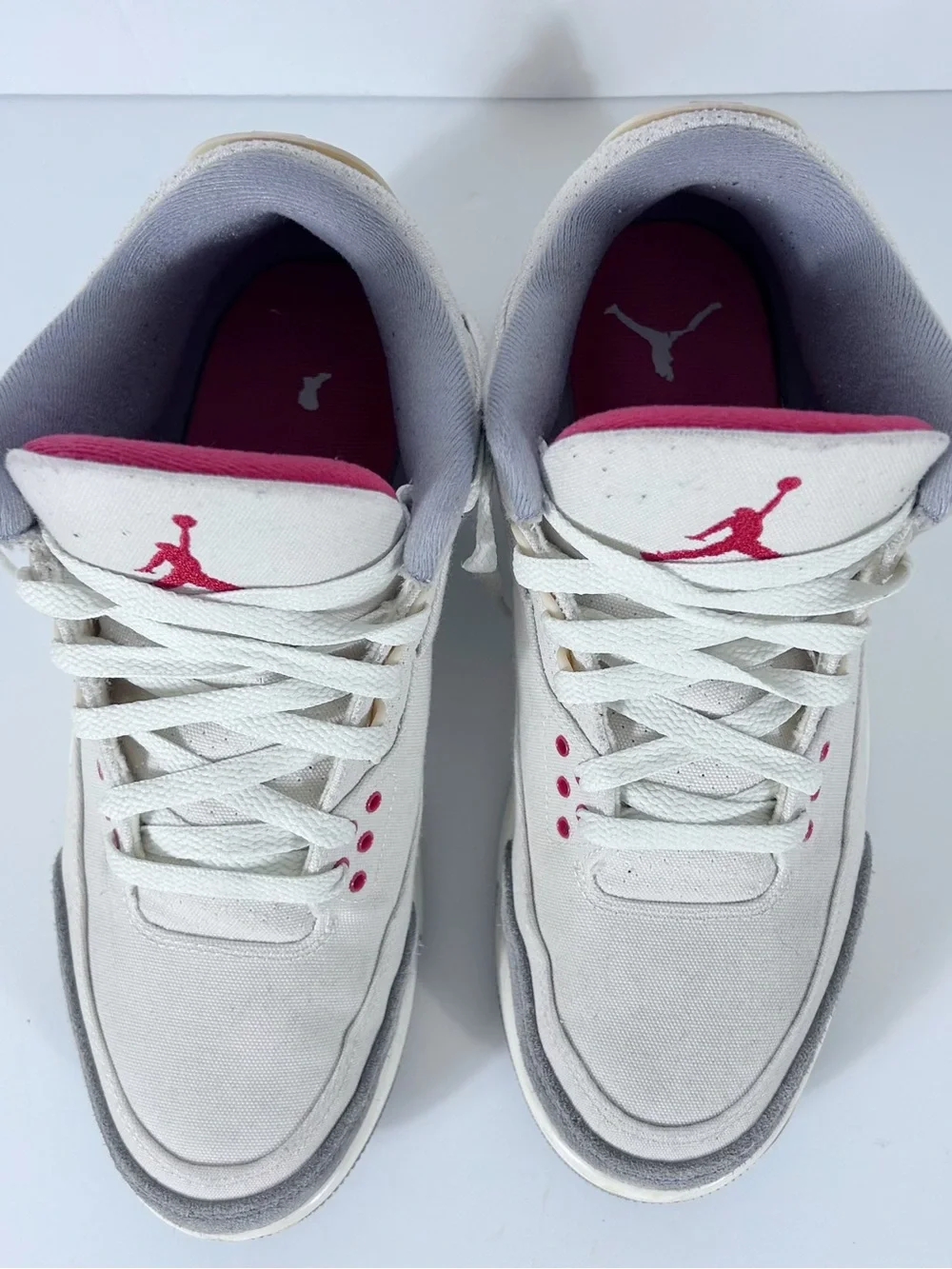Nike Air Jordan 3 Retro SP Muslin Canvas Men's Size 9.5 DH7139-100 Sneakers
